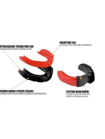 Gelový chránič zubů + krabička - černá a červená | GelTech