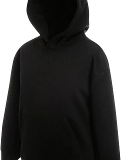 Fruit of the Loom Classic Kids Hooded Sweat Dětská mikina s kapucí 16.2043 black