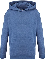 Fruit of the Loom Classic Kids Hooded Sweat Dětská mikina s kapucí 16.2043 retro heather royal Fruit of the Loom Classic Kids Hooded Sweat Dětská mikina s kapucí 16.2043 retro heather royal