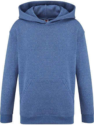 Fruit of the Loom Classic Kids Hooded Sweat Dětská mikina s kapucí 16.2043 retro heather royal Fruit of the Loom Classic Kids Hooded Sweat Dětská mikina s kapucí 16.2043 retro heather royal