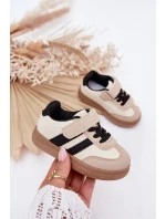 Sportovní Obuv Tenisky Dětské Na Suchý Zip Béžové Adelina