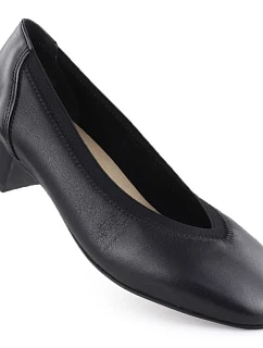 Dámské kožené lodičky 43452-00 černé - Rieker