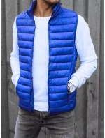 Pánská modrá vesta FashionStreet TX4318 Pánská modrá vesta FashionStreet TX4318