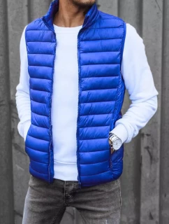 Pánská modrá vesta FashionStreet TX4318