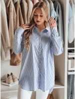 Dámská dlouhá oversize košile BLUSENA FashionStreet DY0456 v jedné velikosti Dámská dlouhá oversize košile BLUSENA FashionStreet DY0456 v jedné velikosti