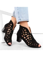 Semišové boty M.Daszynski W SAN32A černá