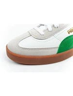 Puma pánské sportovní boty Club II Era tenisky kožené bílé šedozelené