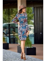 Denní šaty SUK0342 animal - Roco Fashion Denní šaty SUK0342 animal - Roco Fashion