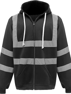 Yoko HVK 07 Hi-Vis mikina s kapucí 79.VK07 black