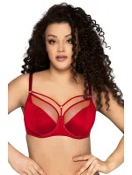 Dámská podprsenka semi soft Iris 1030/1 červená - Ava Dámská podprsenka semi soft Iris 1030/1 červená - Ava
