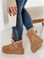 Dámské kozačky FLUFFIEZ camel FashionStreet ZY0561