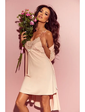 Dámský župan De Lafense 643 Noela kr/r S-2XL