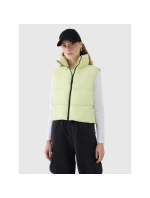 Dámské 4F 4FWSS25TVJAF182-45S zkrácené pouzdro bez rukávů se syntetickou výplní