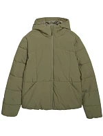 Pánská péřová bunda 4F M0710 khaki 4FWAW25TDJAM0710 43S pánské
