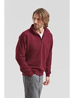 Fruit of the Loom Premium Zip Neck Sweat Mikina s 1/4 zipem 16.2032 bottle green