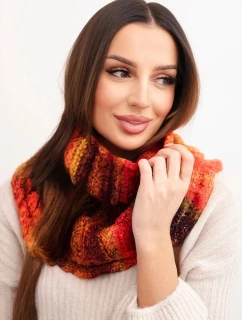 Komin dámský vlněný měkký šál zimní golf KN21 červený