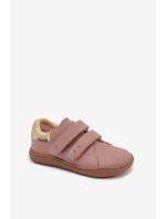 Dětské kožené polobotky Barefoot Růžové Bartek 8600355