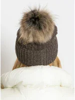 Dámská čepice AT CZ 173501 tmavě hnědá Dámská čepice AT CZ 173501 tmavě hnědá