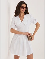 Šaty MI SK 3429.09 bílé