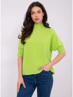 Jumper MI SW 0512.77 limetkově zelený Jumper MI SW 0512.77 limetkově zelený