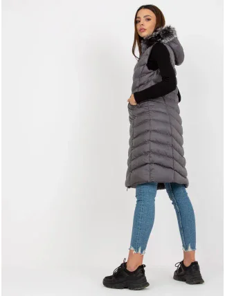 Dámská vesta RV KZ 008.00P tmavě šedá Dámská vesta RV KZ 008.00P tmavě šedá