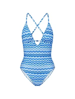 MIX & MATCH SUMMER – Trojúhelníkové jednodílné plavky s polstrovanými košíčky Triumph