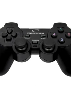 Gamepad Esperanza EG102 (PC, PS3; barva černá)