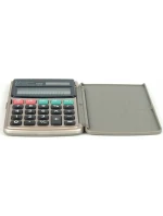 Kapesní kalkulačka Vector DK-050, šedá