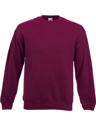 Fruit of the Loom Premium Set-In Sweat Pánská mikina 16.2154 burgundy Fruit of the Loom Premium Set-In Sweat Pánská mikina 16.2154 burgundy