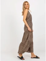 Šaty D73771R30313B hnědé Šaty D73771R30313B hnědé
