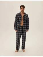 Pyžamo Honor 2 41943 černo-bílé - Henderson Pyžamo Honor 2 41943 černo-bílé - Henderson