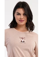 Dámské pyžamo dlouhé Sobík