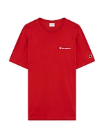 Pánské tričko Champion SS Tee červené 221798 RS067 pánské