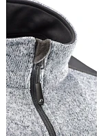 Daiber JN 862 Pánská pracovní bunda pletený fleece - Strong 02.0862 royal melange/navy Daiber JN 862 Pánská pracovní bunda pletený fleece - Strong 02.0862 royal melange/navy