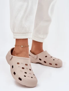 Dámské Pěnové Pantofle Béžové LEMIGO 806