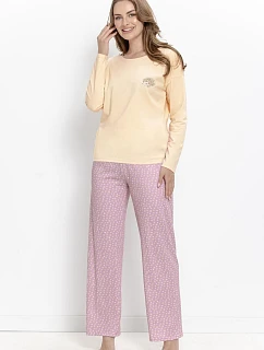 Pyžamo Taro 3617 Marigold, dlouhé rukávy, velikosti S–XL, Z26/27