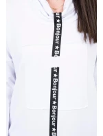 Šaty s kravatou bílé