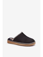 Domácí Obuv Pantofle S Vyšíváním Dámské Inblu Černé EY000028 Domácí Obuv Pantofle S Vyšíváním Dámské Inblu Černé EY000028