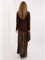 Šaty MI SK 3310.63 hnědé Šaty MI SK 3310.63 hnědé