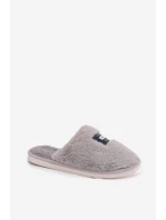 Dámské domácí pantofle s kožešinou Maelis – šedé