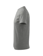 Classic New tričko pánské tmavě šedý melír Classic New tričko pánské tmavě šedý melír