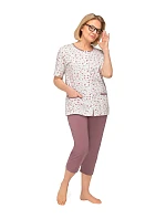 Pyžamo Martel Kasia I 265 cr/r M-3XL rozepínací Pyžamo Martel Kasia I 265 cr/r M-3XL rozepínací