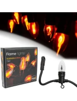 OSVĚTLENÍ SVĚTELNÉHO ŘETĚZCE IMITUJÍCÍHO PLAMEN 10LED