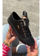 Dámské Tenisky Z Eko Kůže Big Star RR274749 Černé