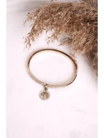 Ocelový Náramek S Kubickým Zirkonem Strom života Zlatý Alive