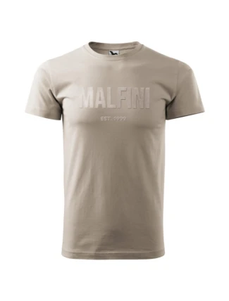 Heavy new – Hot stamping tričko unisex ledově šedá