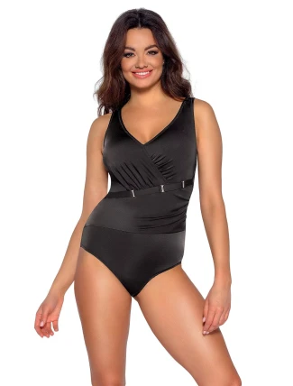 Dámské jednodílné plavky SKJ 48 černé - Ava Dámské jednodílné plavky SKJ 48 černé - Ava