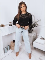 NADINA dámský svetr černý FashionStreet MY1544 NADINA dámský svetr černý FashionStreet MY1544