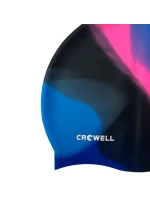 Crowell Multi Flame silikonová plavecká čepice col.17 Crowell Multi Flame silikonová plavecká čepice col.17