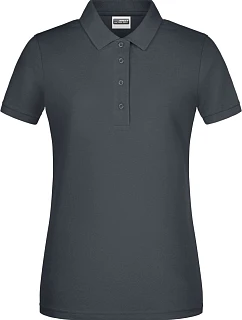 Daiber 8009 Dámské piqué polo z bio bavlny 02.8009 graphite